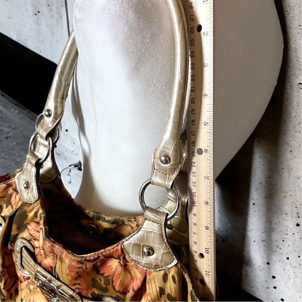 Sienna Ricchi l Double-Handle l Silky Animal Print l Leather l Purse, Satchel - Picture 8 of 15